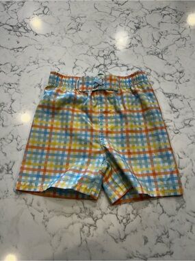 Rugged Butts Plaid‎ Printed Toddler Boys Swim Trunks Size 4T